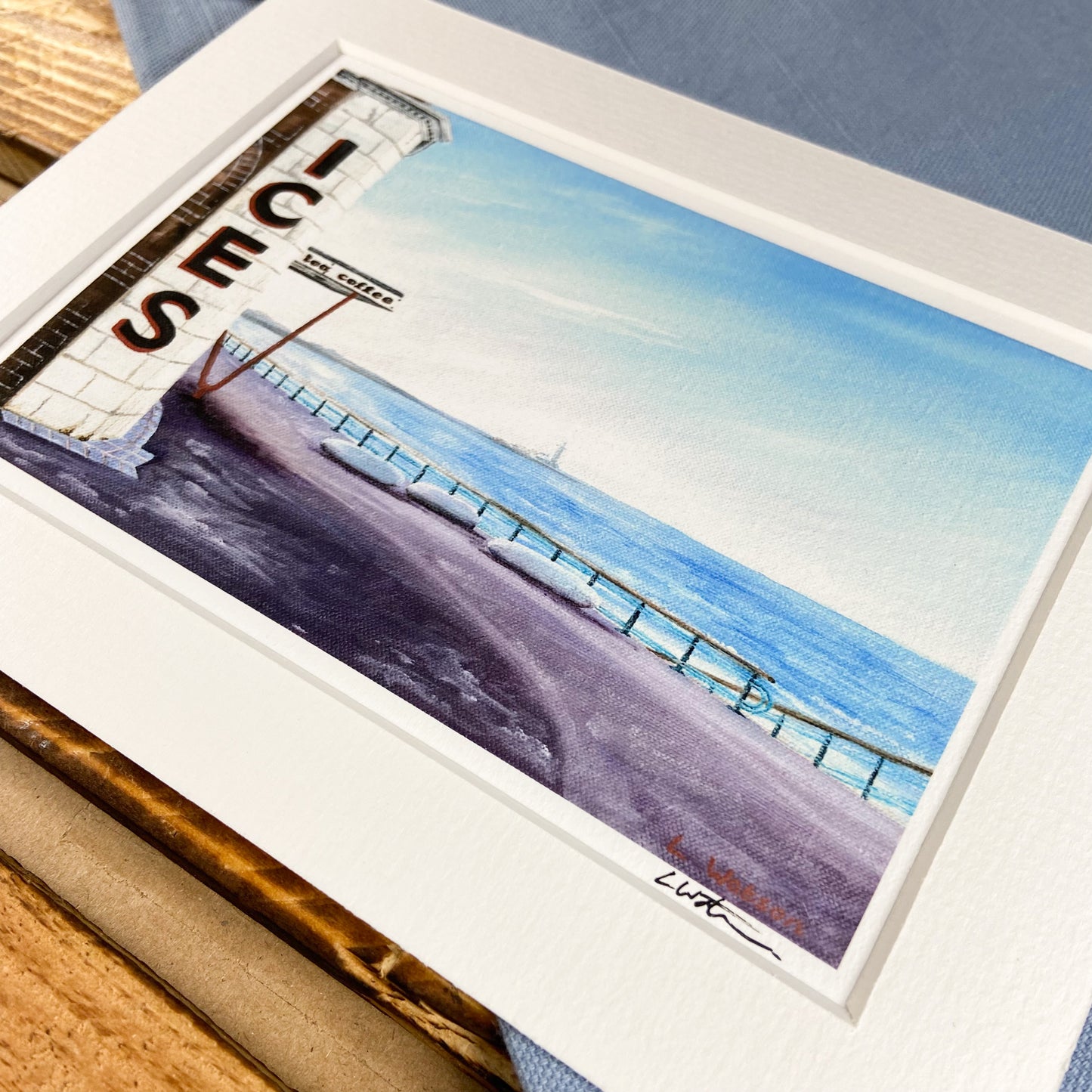 Rendezvous Cafe giclee print