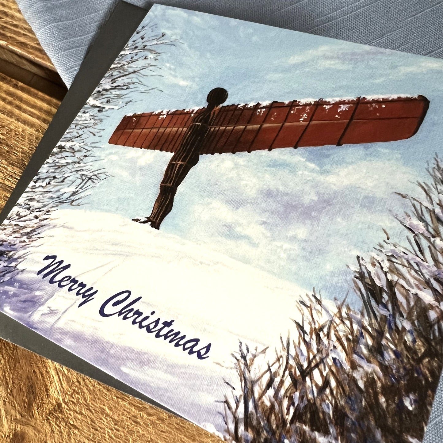 Snow Angel Christmas card