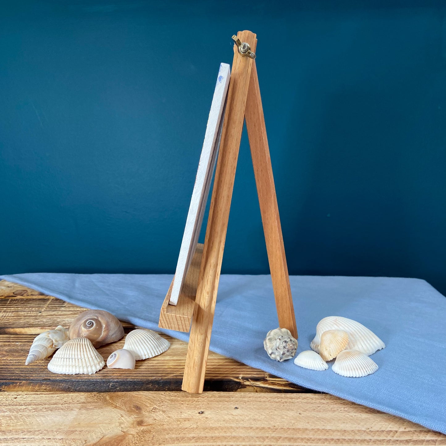 Winter Sun, Seaton Sluice original acrylic painting