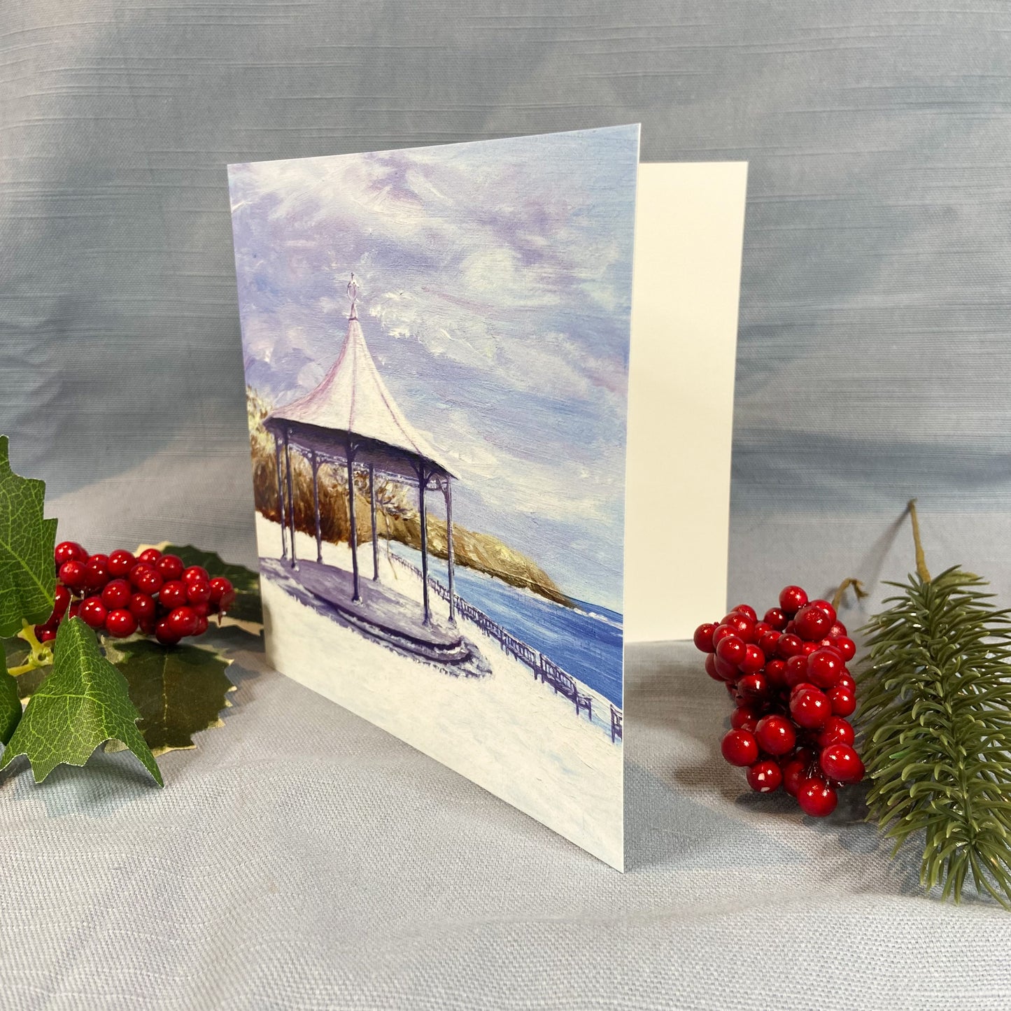 Bandstand at Crescent Gardens Christmas card