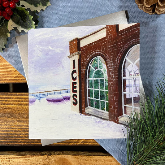 Christmas at the Rendezvous Cafe Christmas card