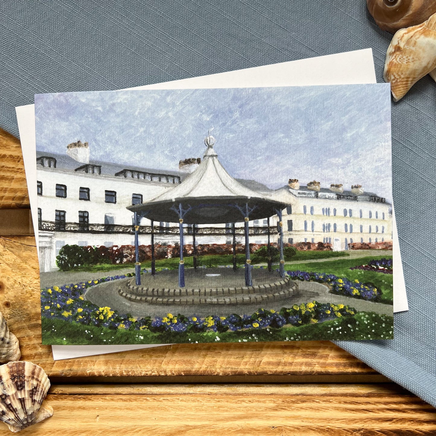 Crescent Gardens, Filey greetings card