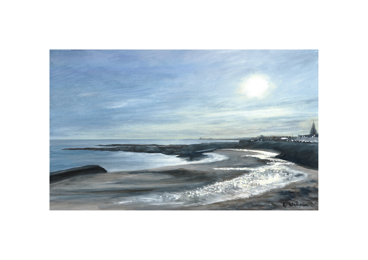 Cullercoats Bay giclee print