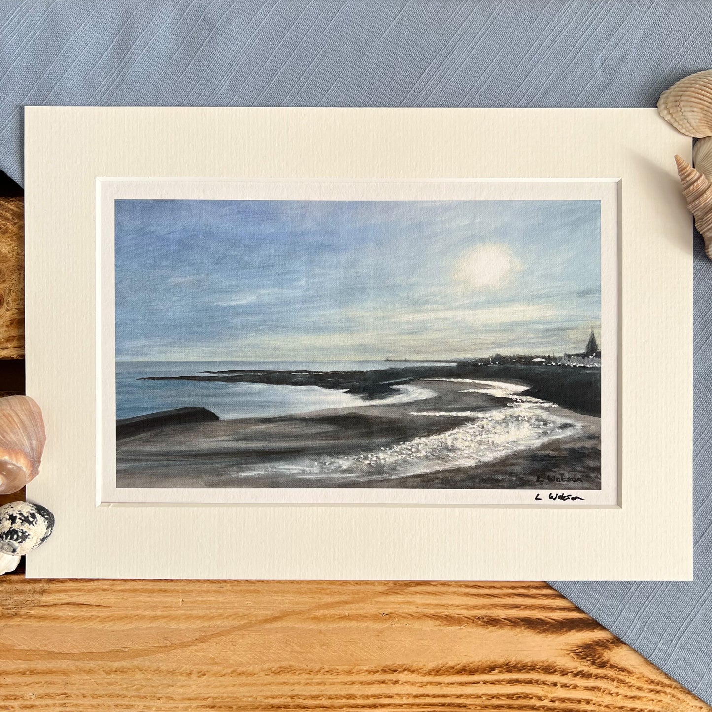 Cullercoats Bay giclee print