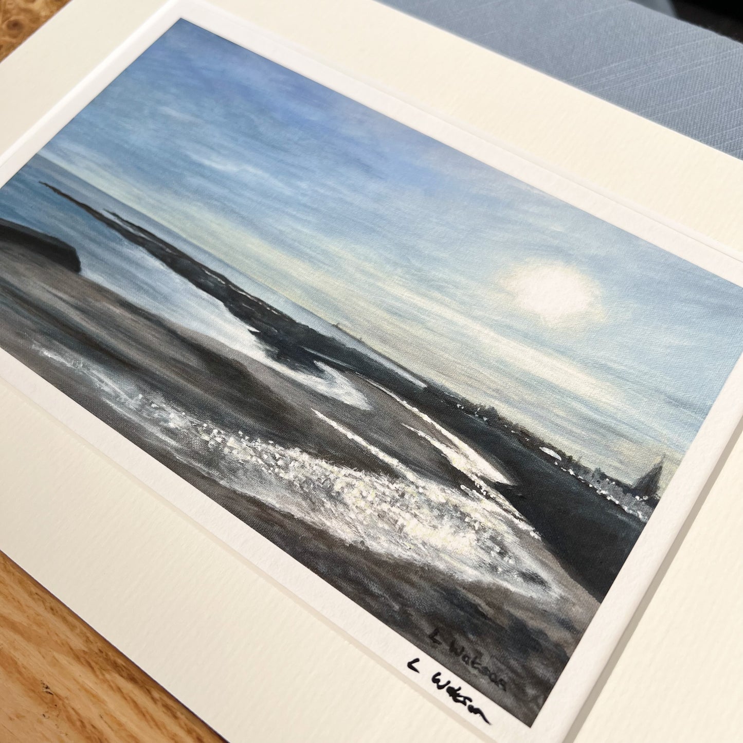 Cullercoats Bay giclee print