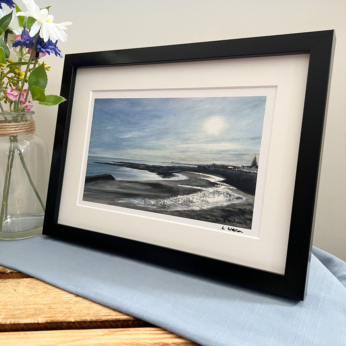 Cullercoats Bay giclee print