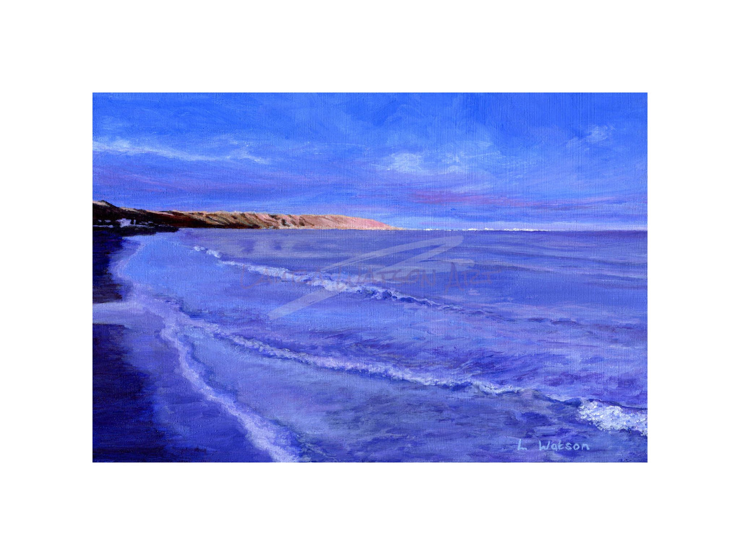 Filey Brigg at Dusk giclee print