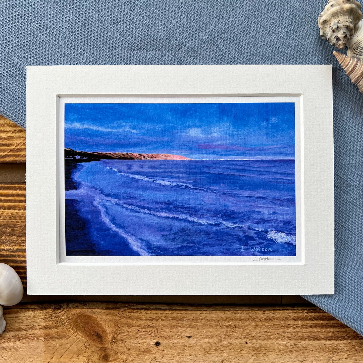 Filey Brigg at Dusk giclee print