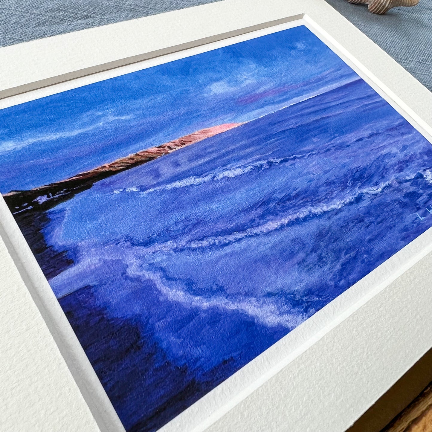 Filey Brigg at Dusk giclee print