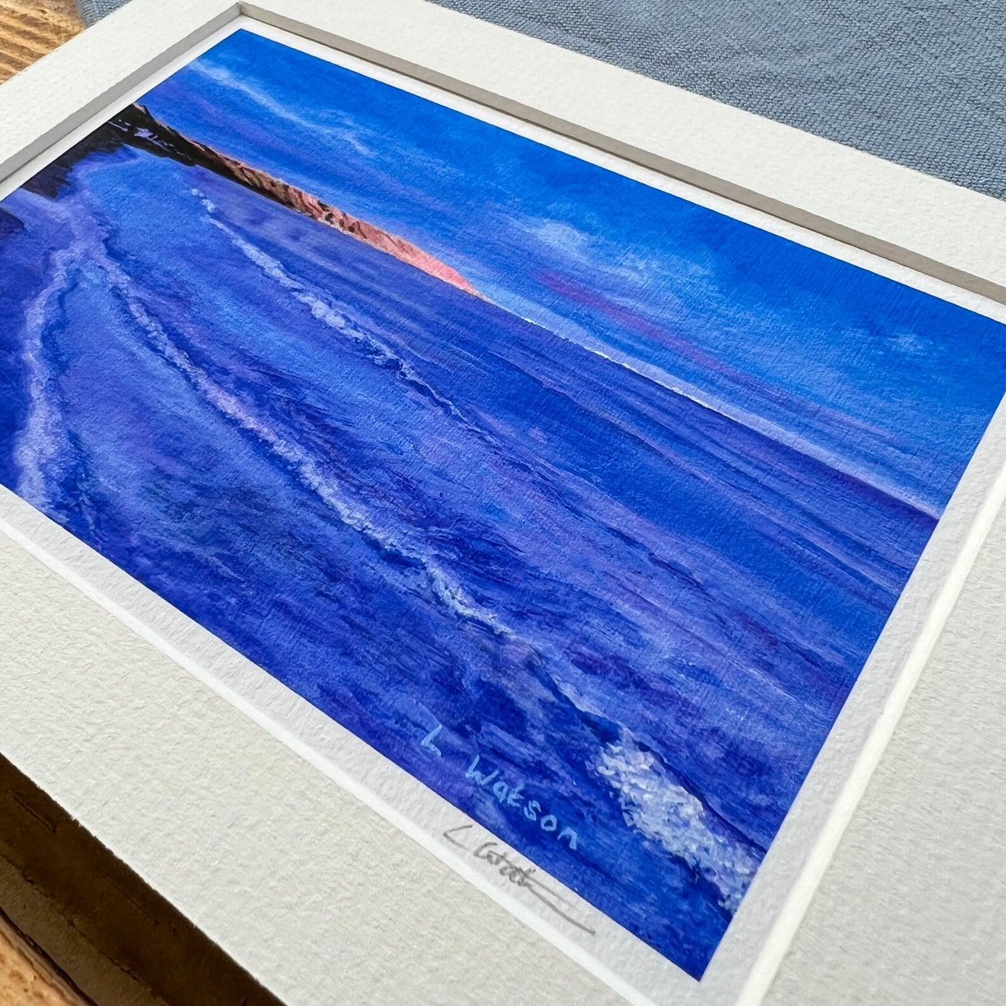 Filey Brigg at Dusk giclee print