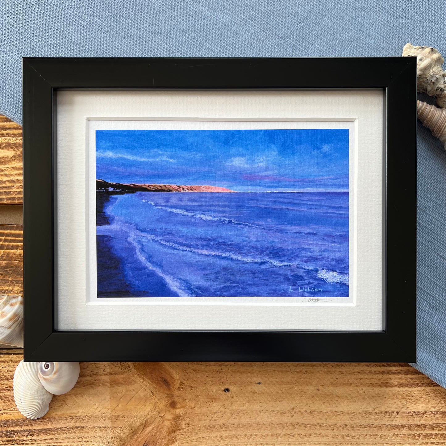 Filey Brigg at Dusk giclee print