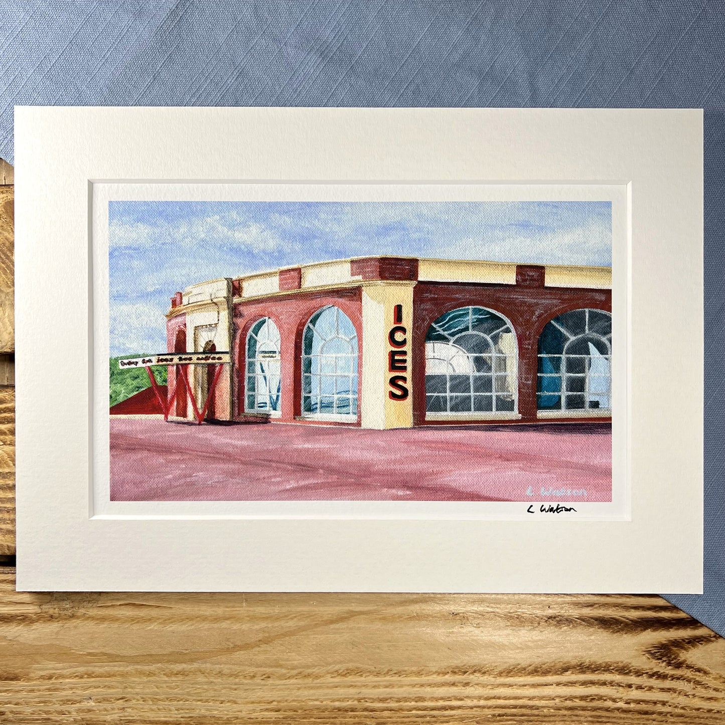 Rendezvous Cafe giclee print