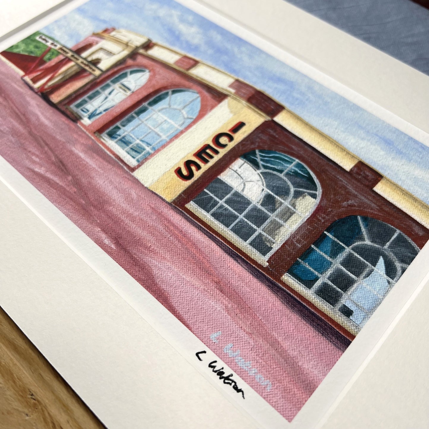 Rendezvous Cafe giclee print