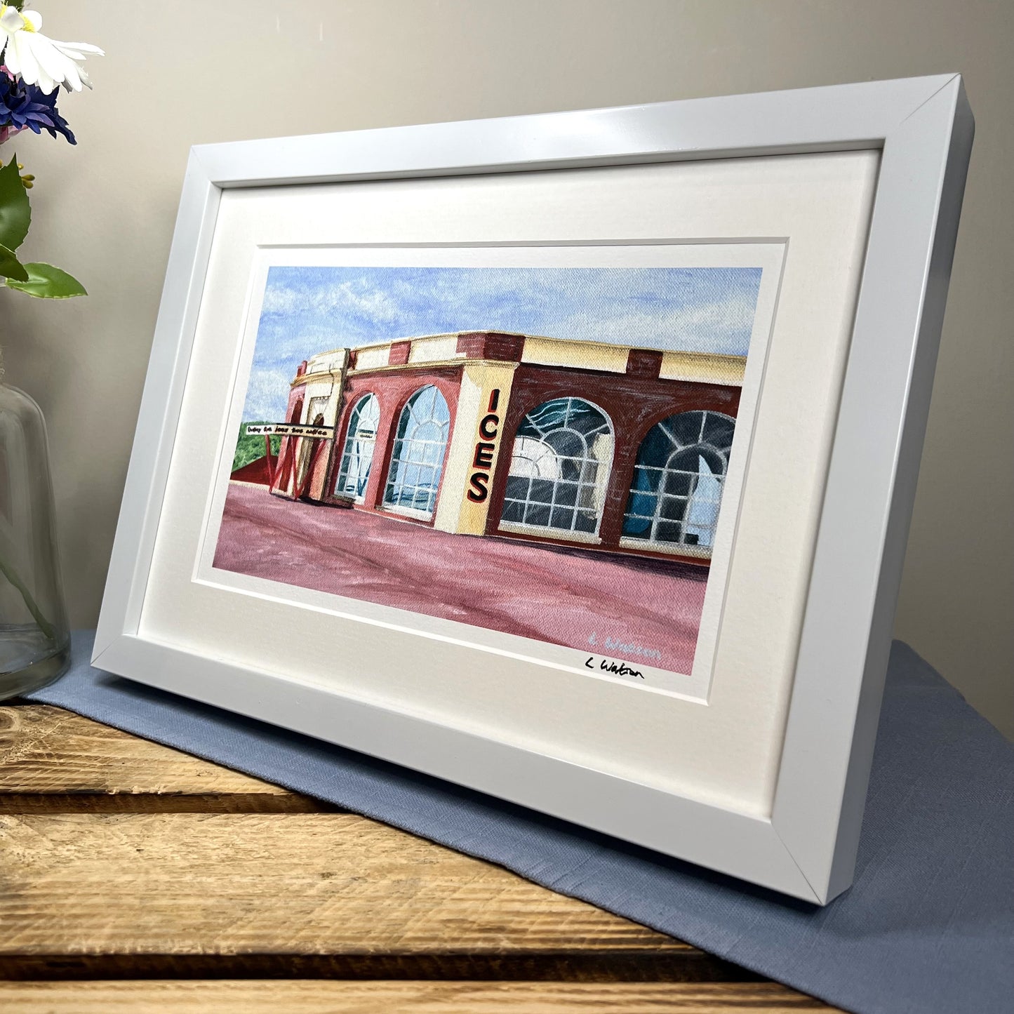 Rendezvous Cafe giclee print