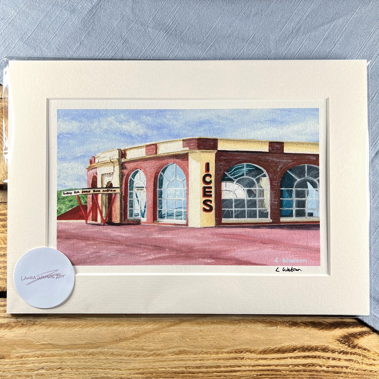 Rendezvous Cafe giclee print