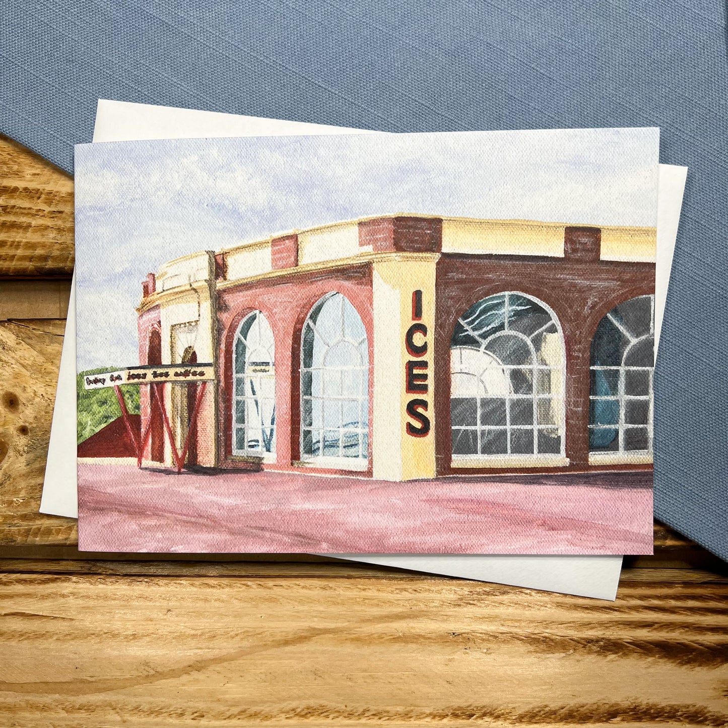 Rendezvous Cafe greetings card