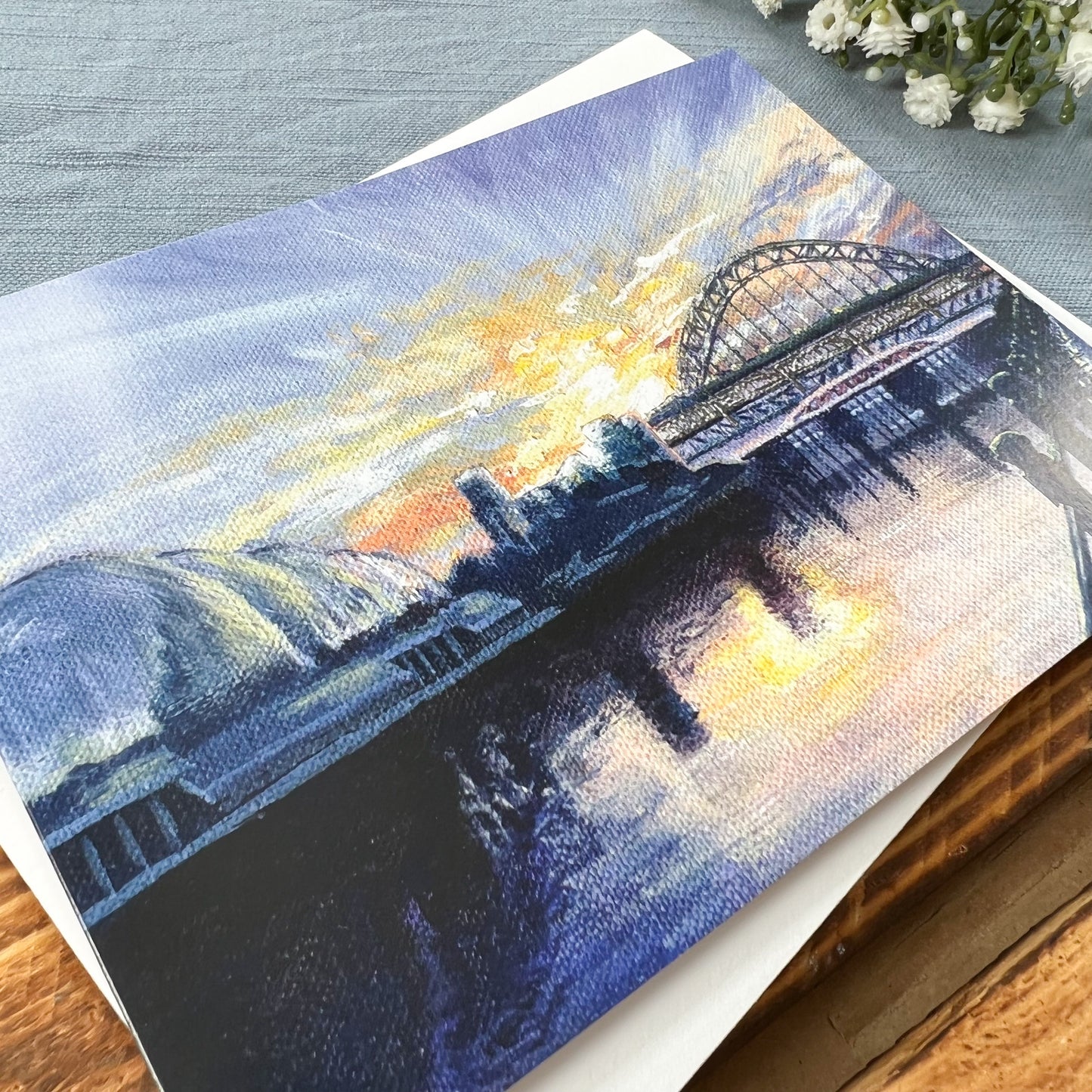 River Tyne greetings card