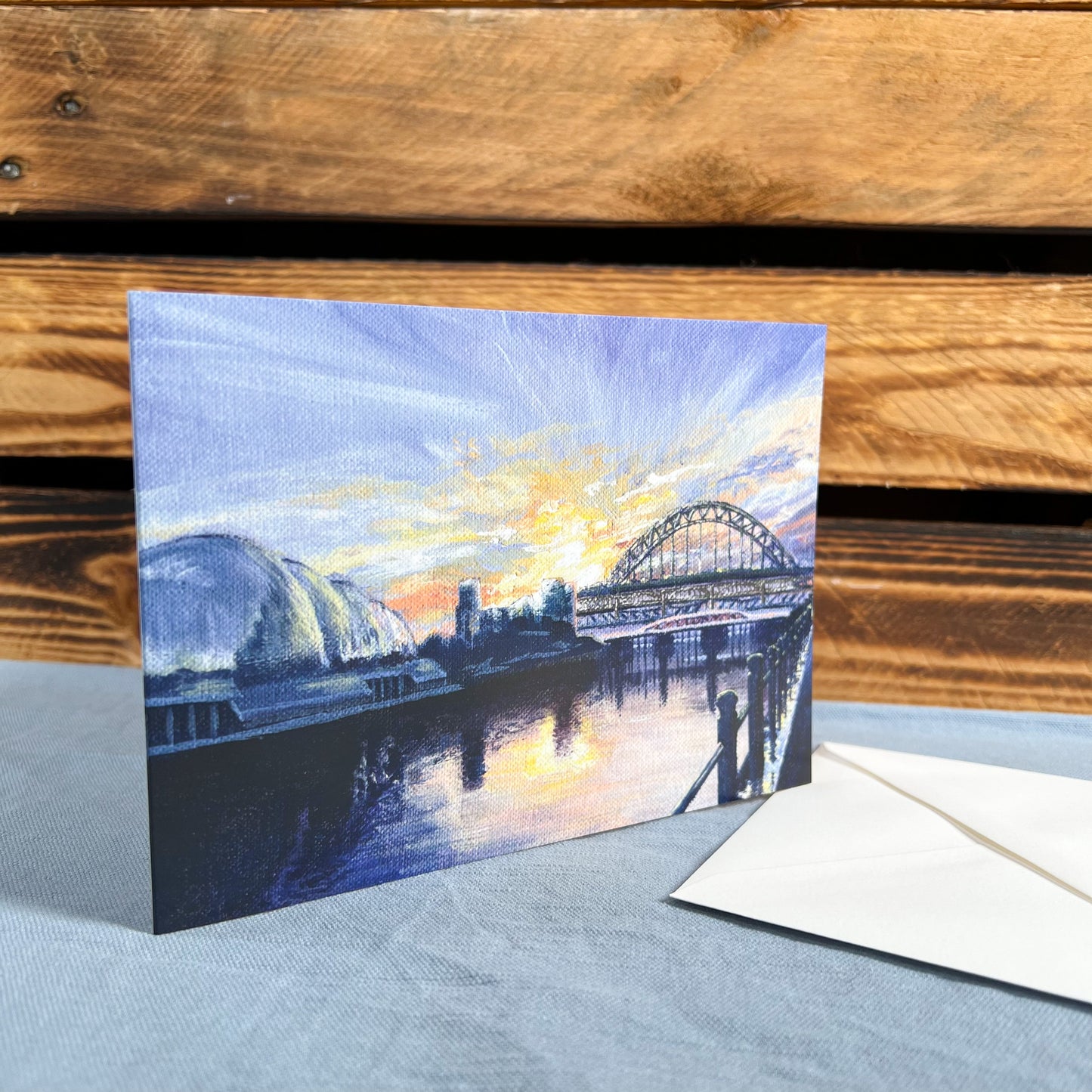 River Tyne greetings card