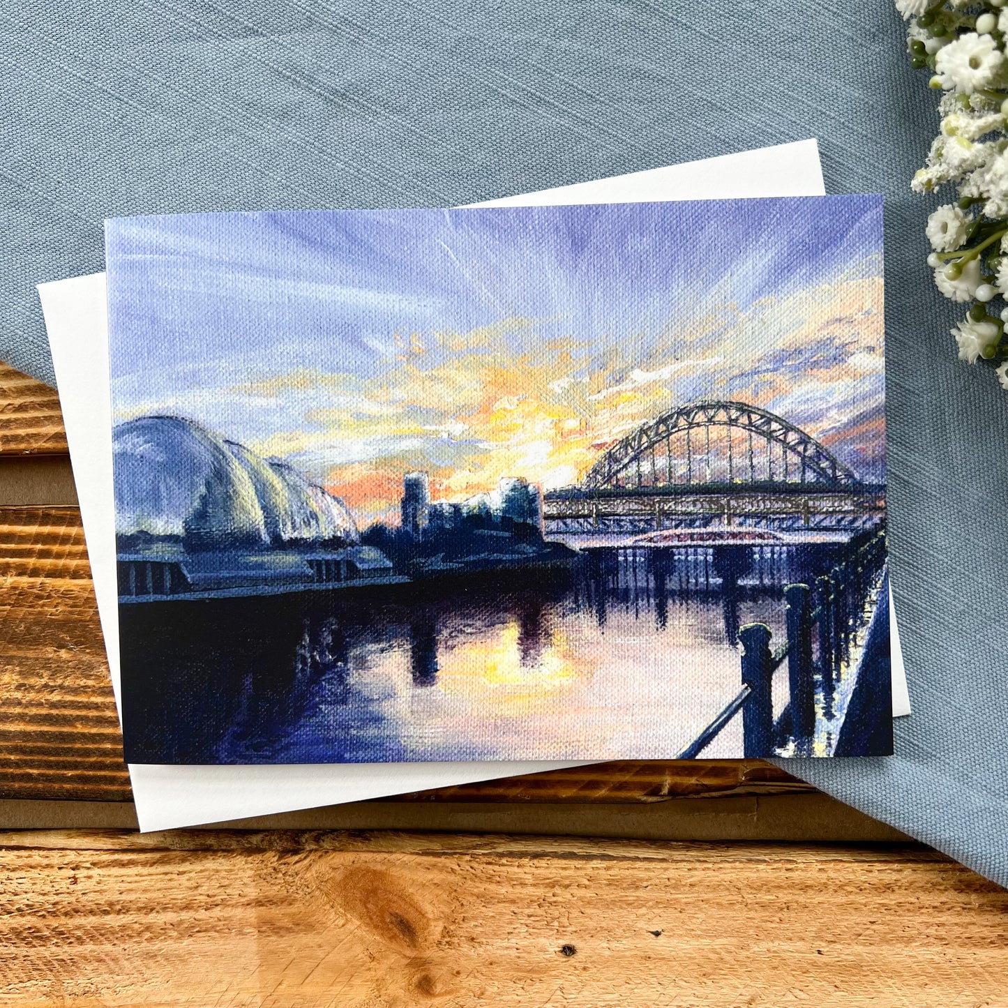 River Tyne greetings card