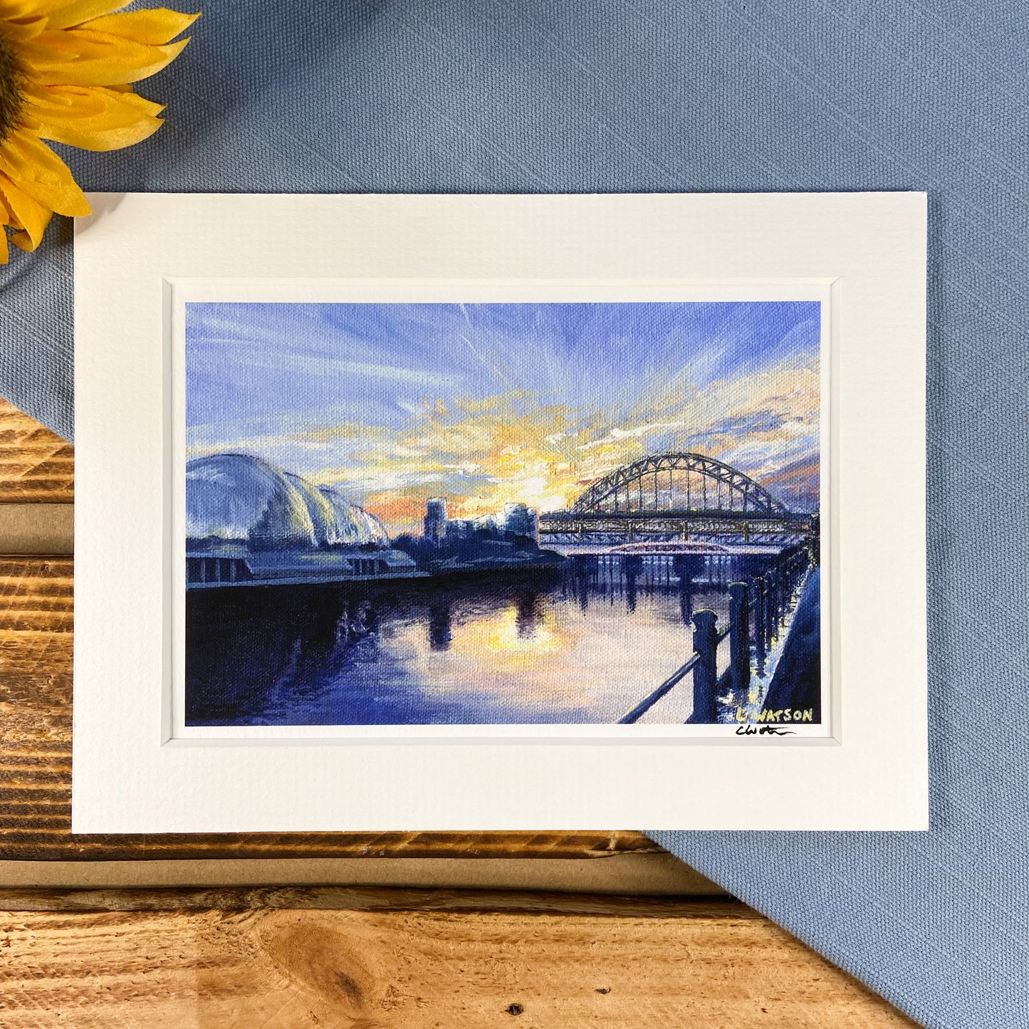 River Tyne giclee print