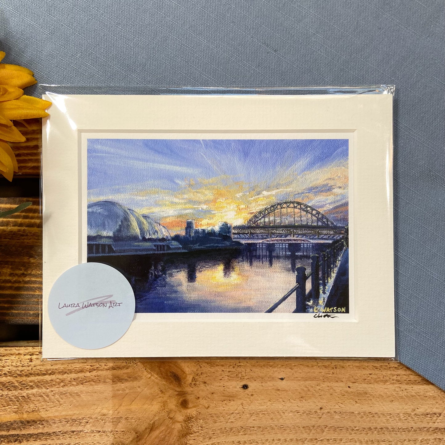 River Tyne giclee print