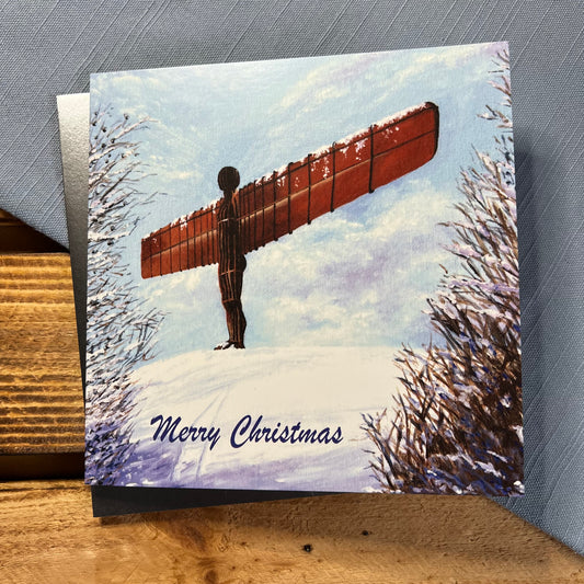 Snow Angel Christmas card