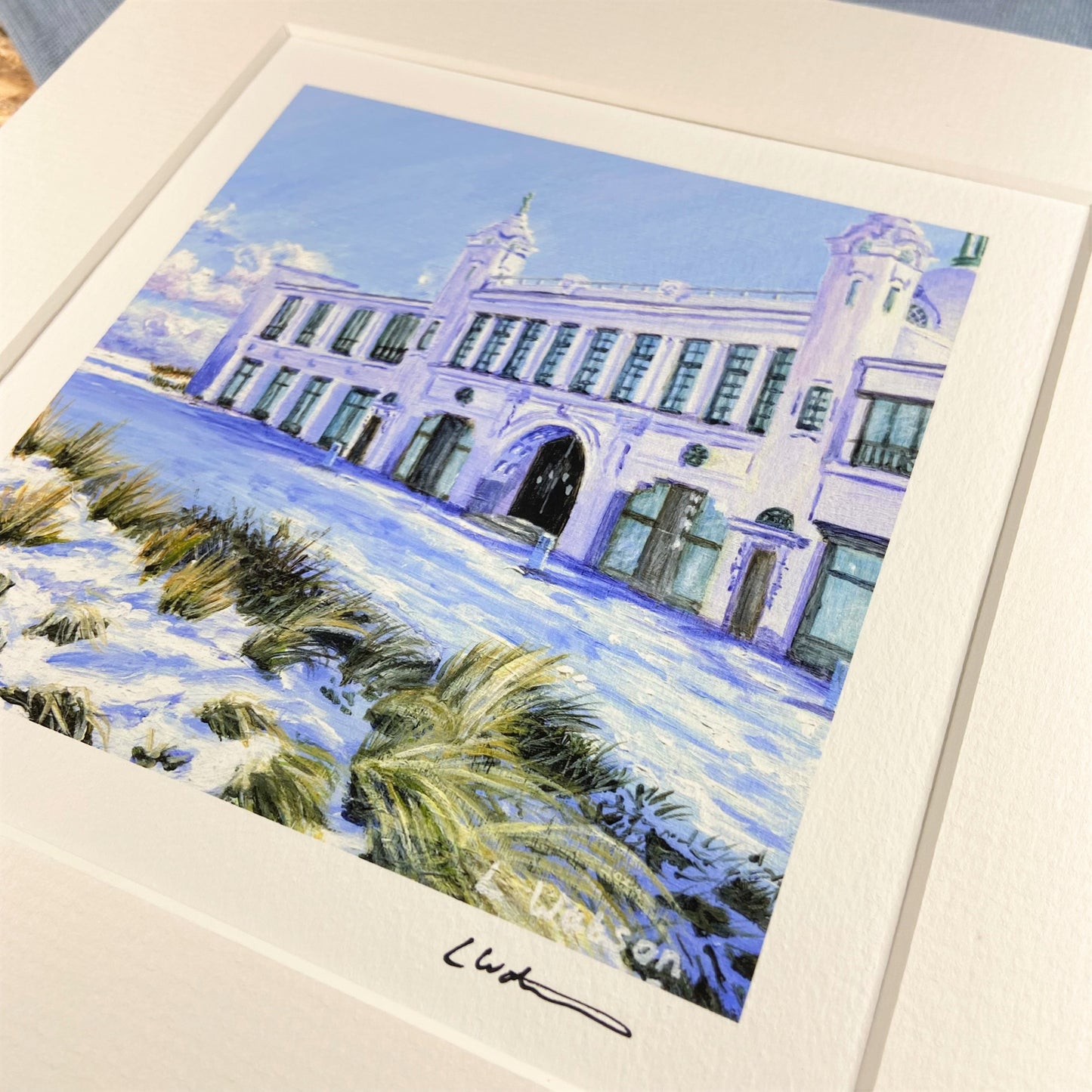 Snow at Spanish City giclee print