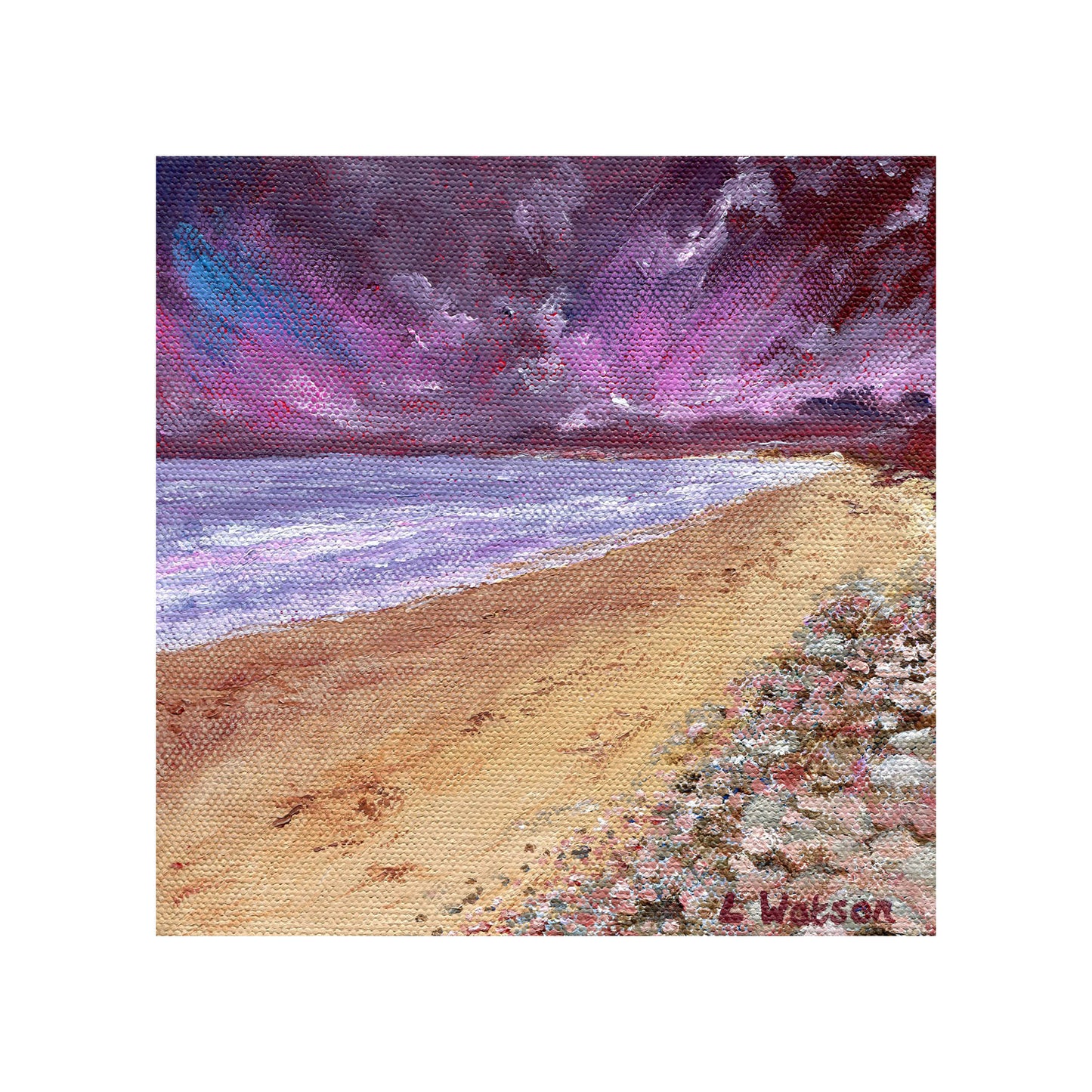 Storm Clouds over Druridge Bay giclee print