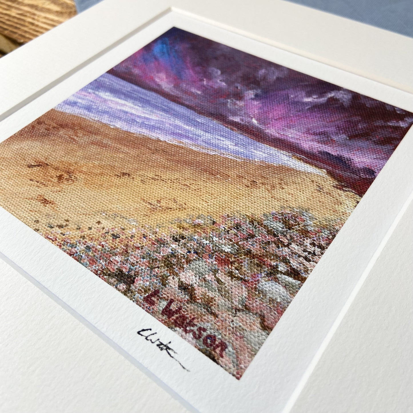 Storm Clouds over Druridge Bay giclee print