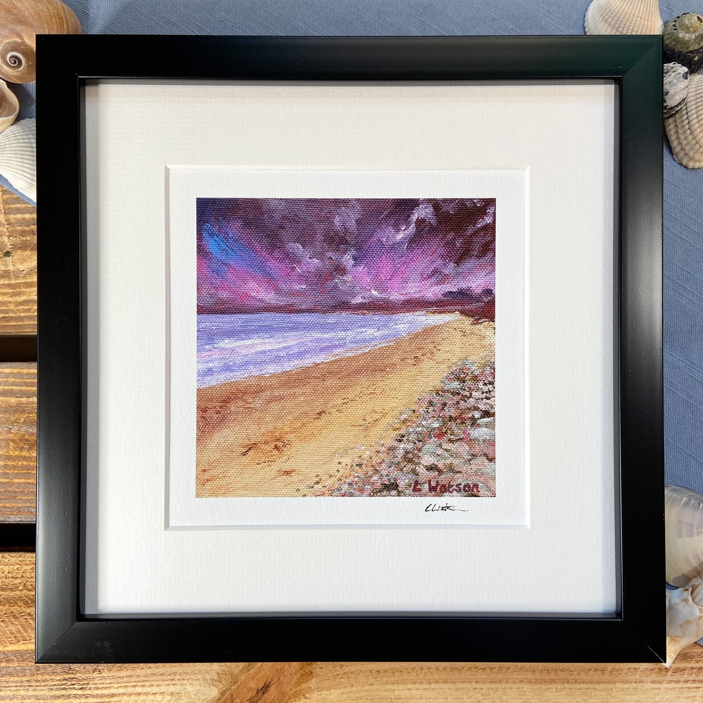 Storm Clouds over Druridge Bay giclee print