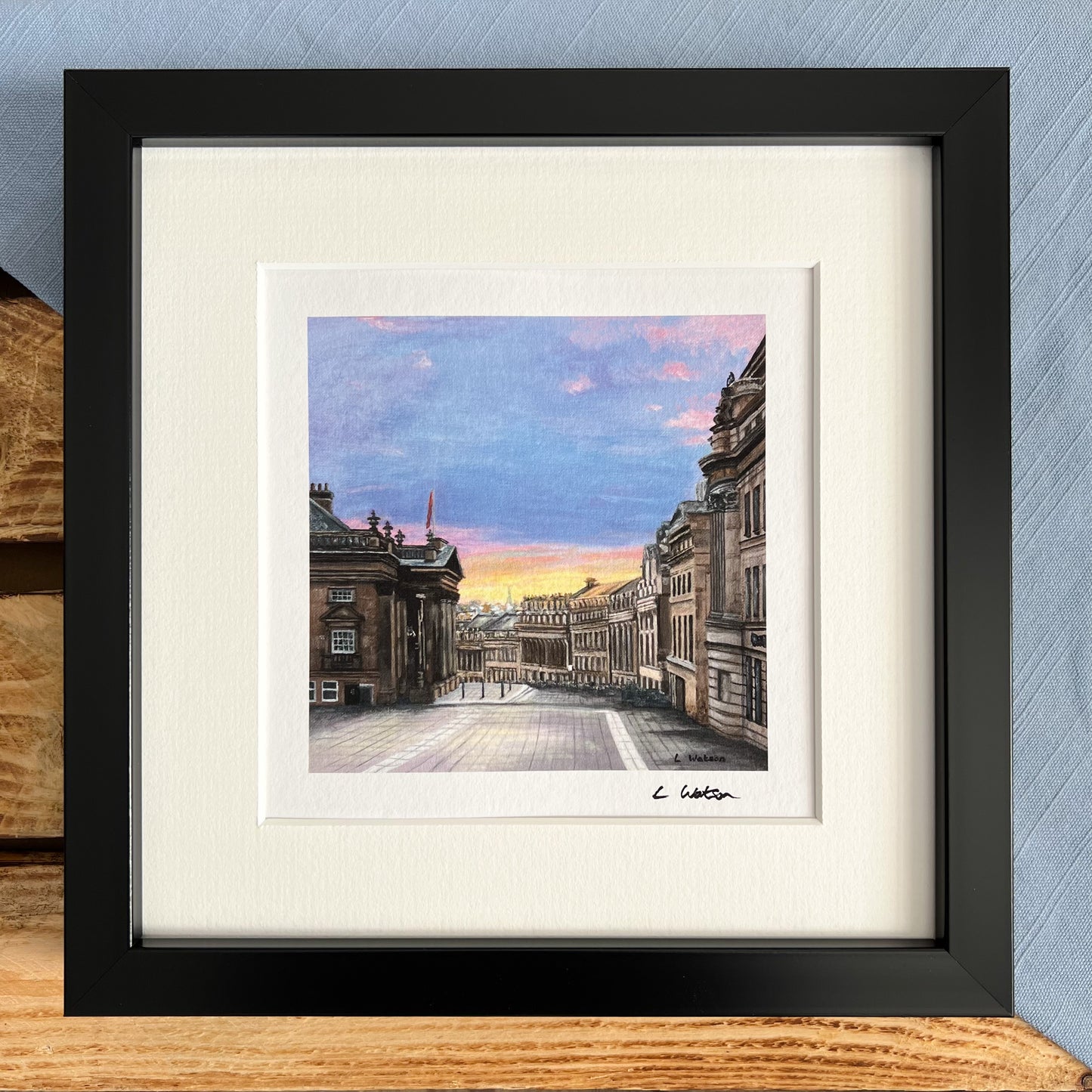 Sunrise over Grey Street giclee print