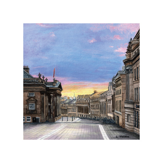 Sunrise over Grey Street giclee print