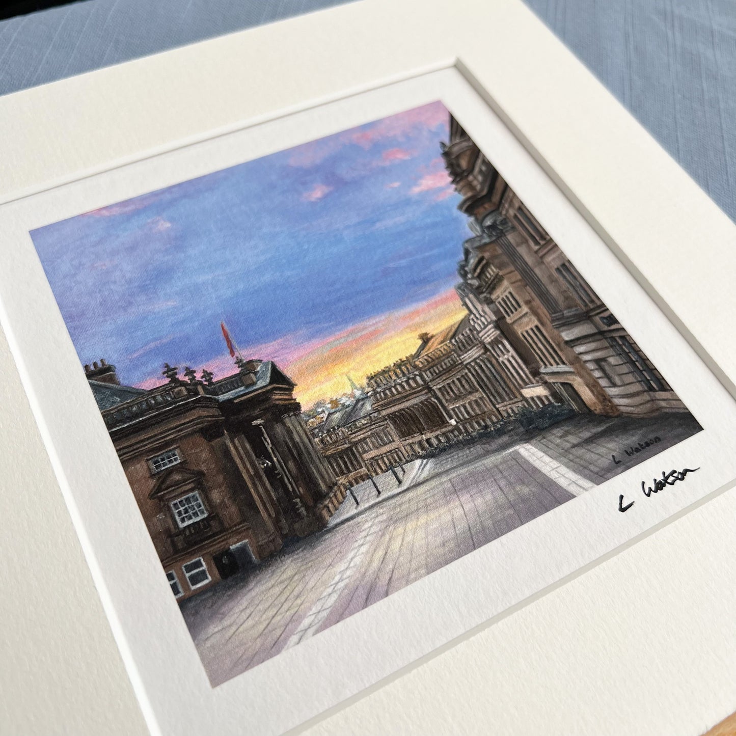 Sunrise over Grey Street giclee print