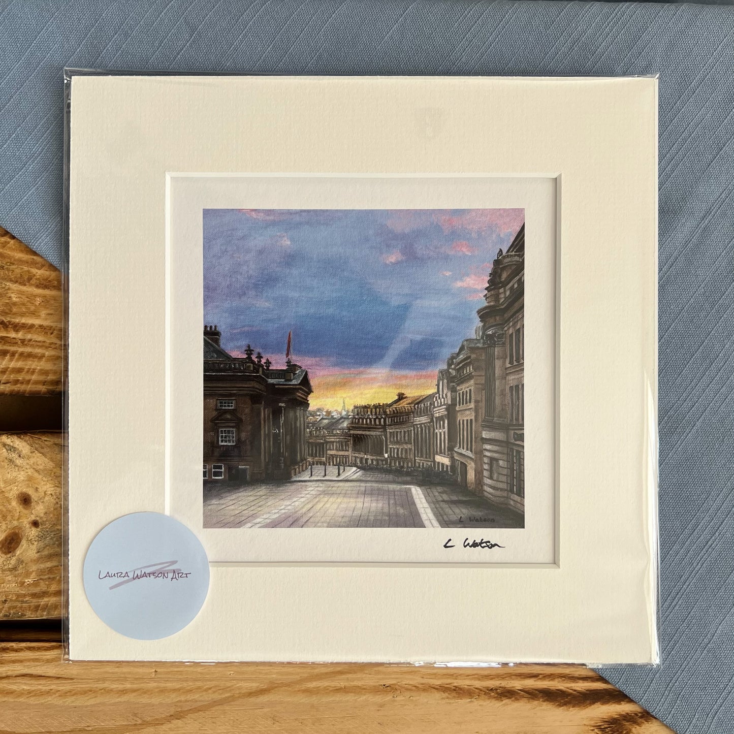 Sunrise over Grey Street giclee print