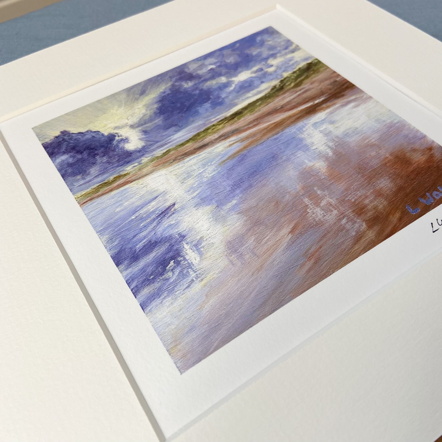 Winter Sun, Seaton Sluice giclee print