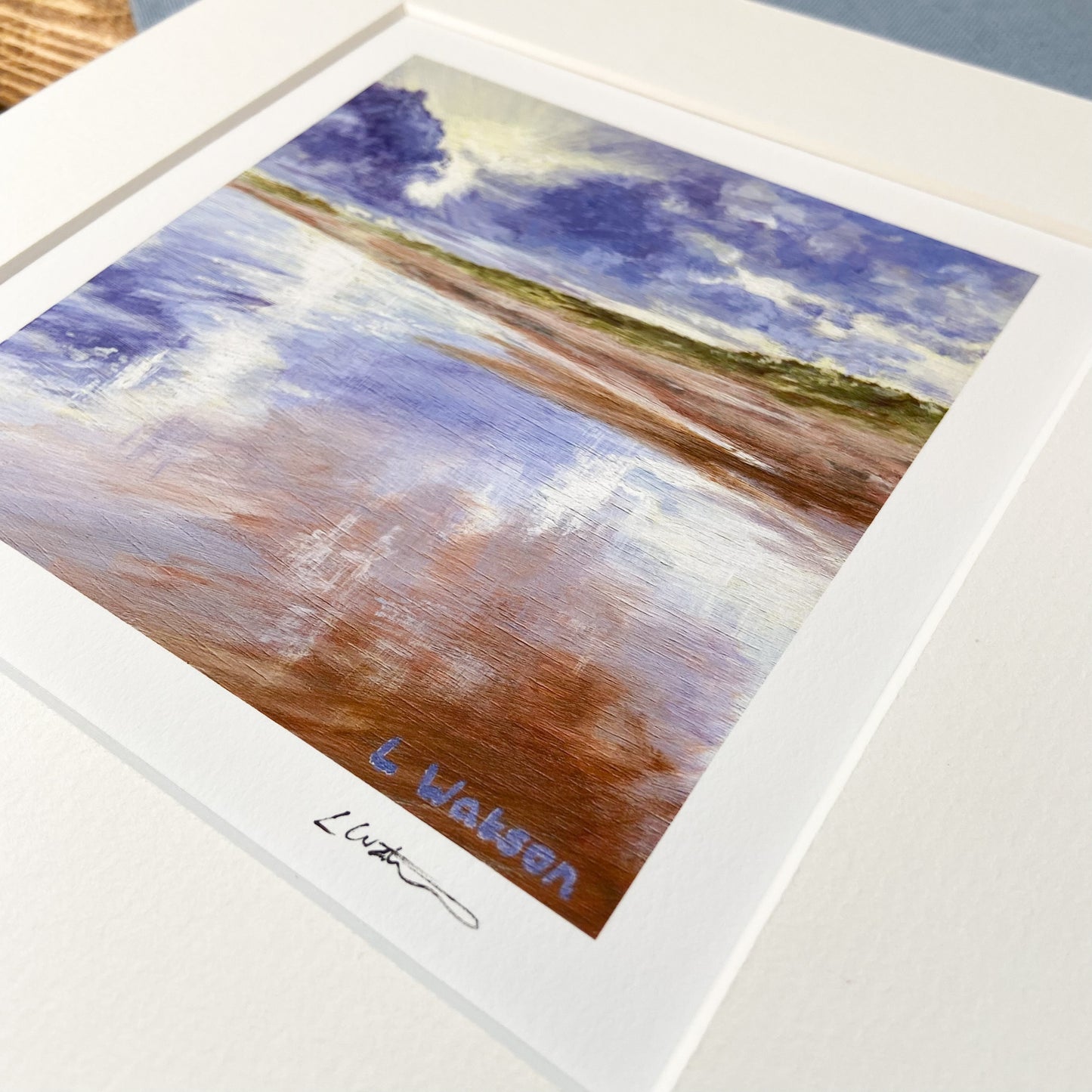 Winter Sun, Seaton Sluice giclee print